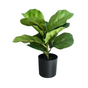 Ficus Planta Artificial Pequeña Base Maceta
